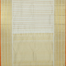 Load image into Gallery viewer, Off-White Pure Vaira Oosi Kanjivaram Silk Saree