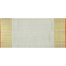 Load image into Gallery viewer, Off-White Pure Vaira Oosi Kanjivaram Silk Saree
