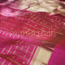 Load image into Gallery viewer, Rose Red Pure Zari Kanjivaram Silk Saree