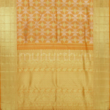 Load image into Gallery viewer, Light Carrot Pure Tissue Kanjivaram Silk Saree