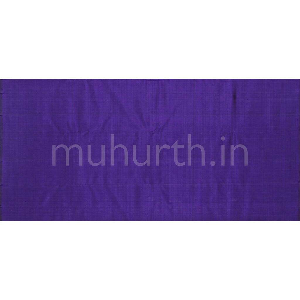 Dark Meenakshi Pure Zari Kanjivaram Silk Saree