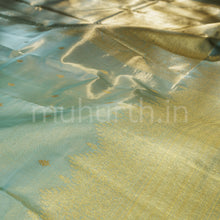 Load image into Gallery viewer, Light Rexona Organza Tissue Kanjivaram Silk Saree