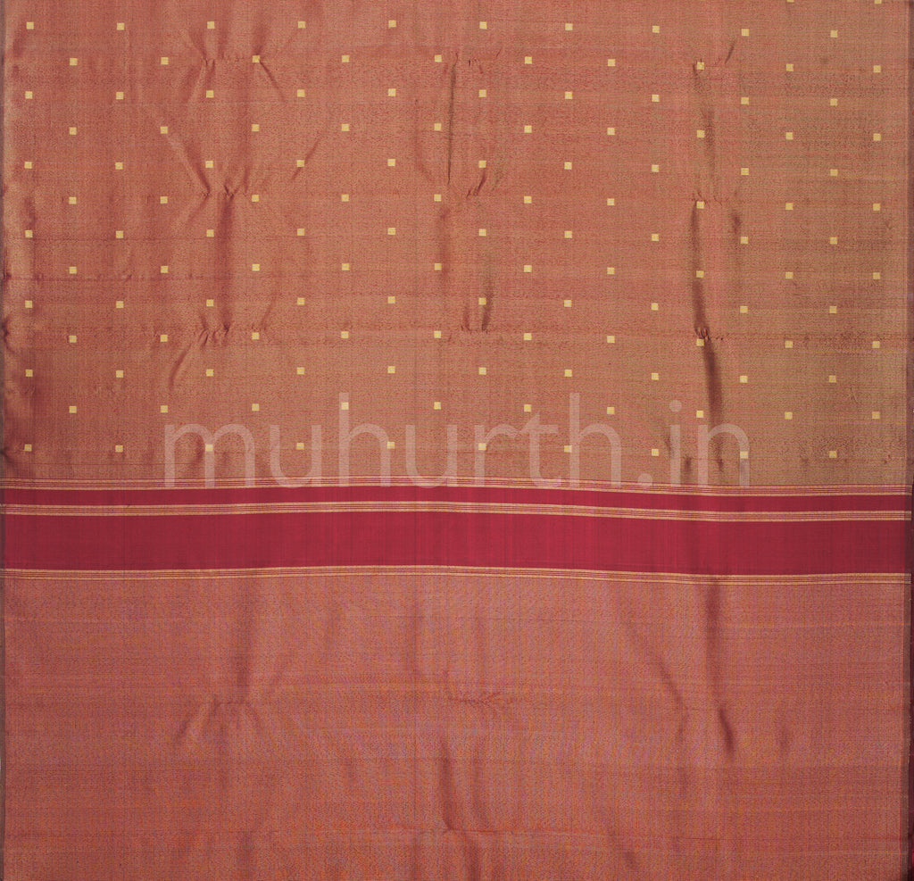 Pakku Pure Zari Tissue Kanjivaram Silk Saree