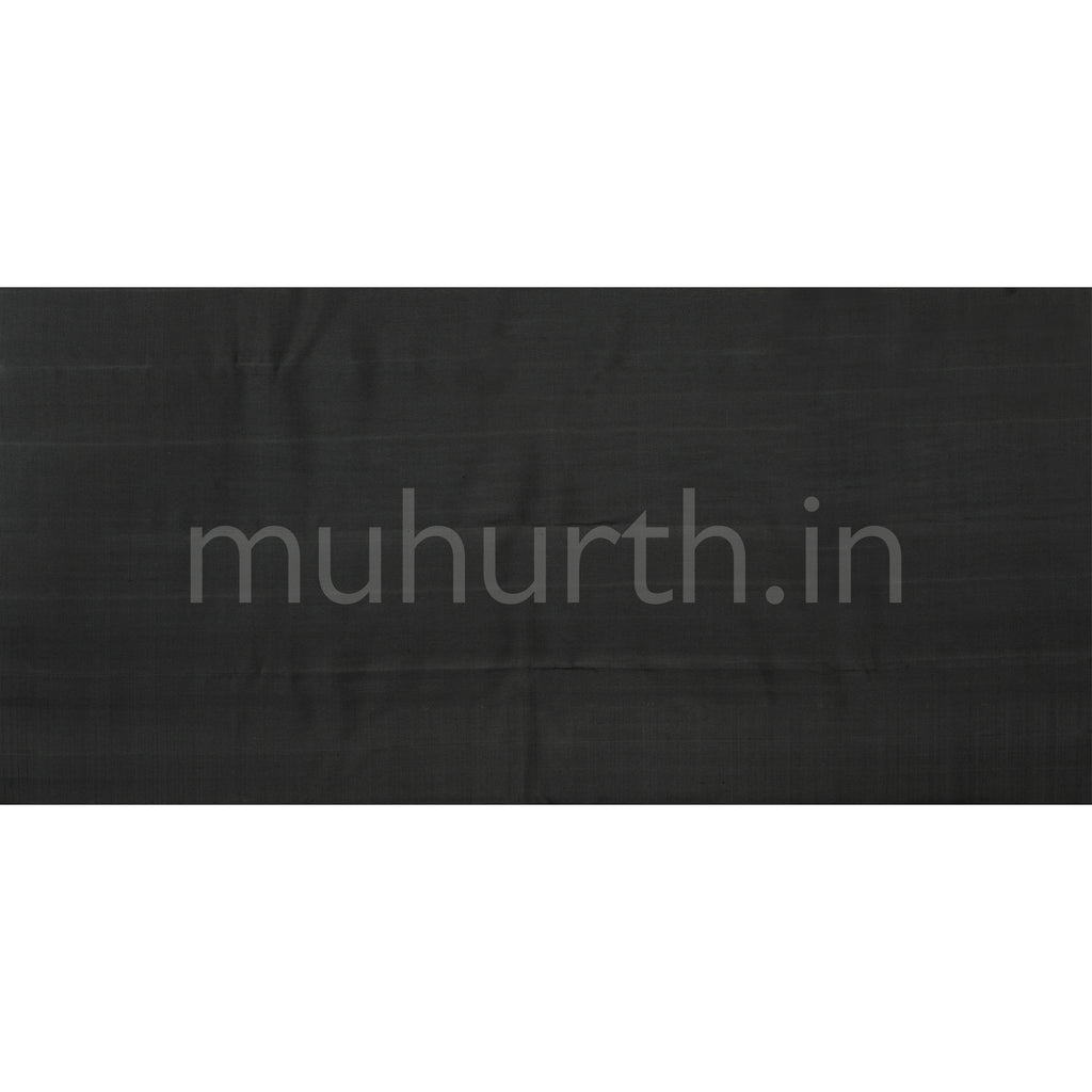 Black Pure Zari Kanjivaram Silk Saree