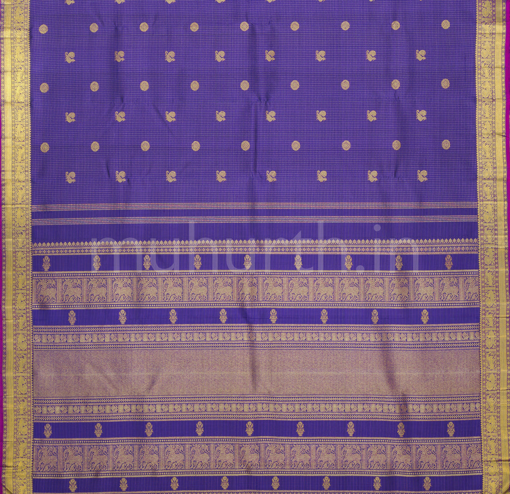 Meenakshi Pure Zari Kanjivaram Silk Saree