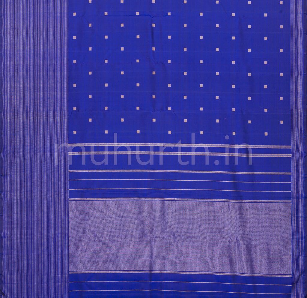 Violet Pure Zari Kanjivaram Silk Saree
