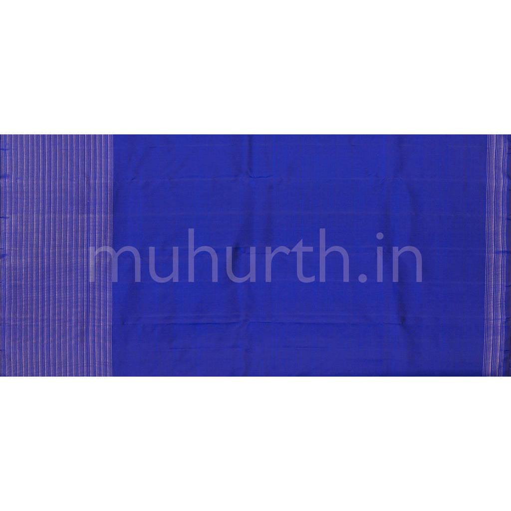 Violet Pure Zari Kanjivaram Silk Saree