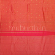 Load image into Gallery viewer, Orange Pink Pure Zari Tissue Kanjivaram Silk Saree