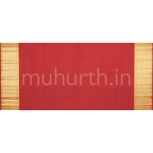 Load image into Gallery viewer, Bright Red Rangkat Kanjivaram Silk Saree
