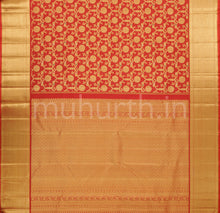 Load image into Gallery viewer, Bridal Red Kanjivaram Silk Saree