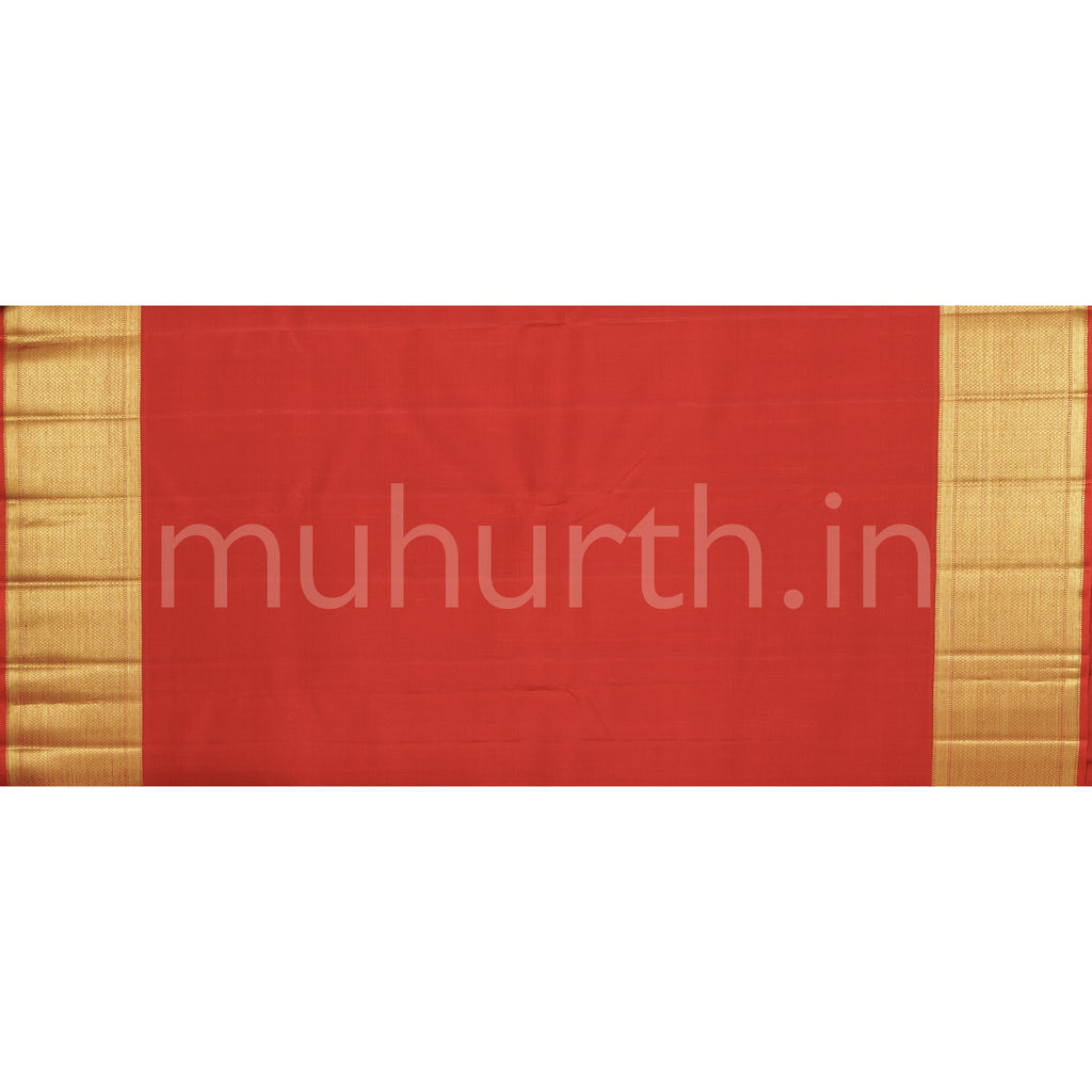 Bridal Red Kanjivaram Silk Saree