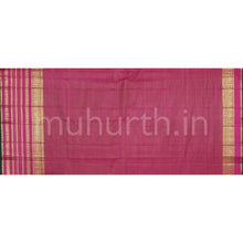 Load image into Gallery viewer, Deep Green Kanjivaram Silk Saree with Rose
