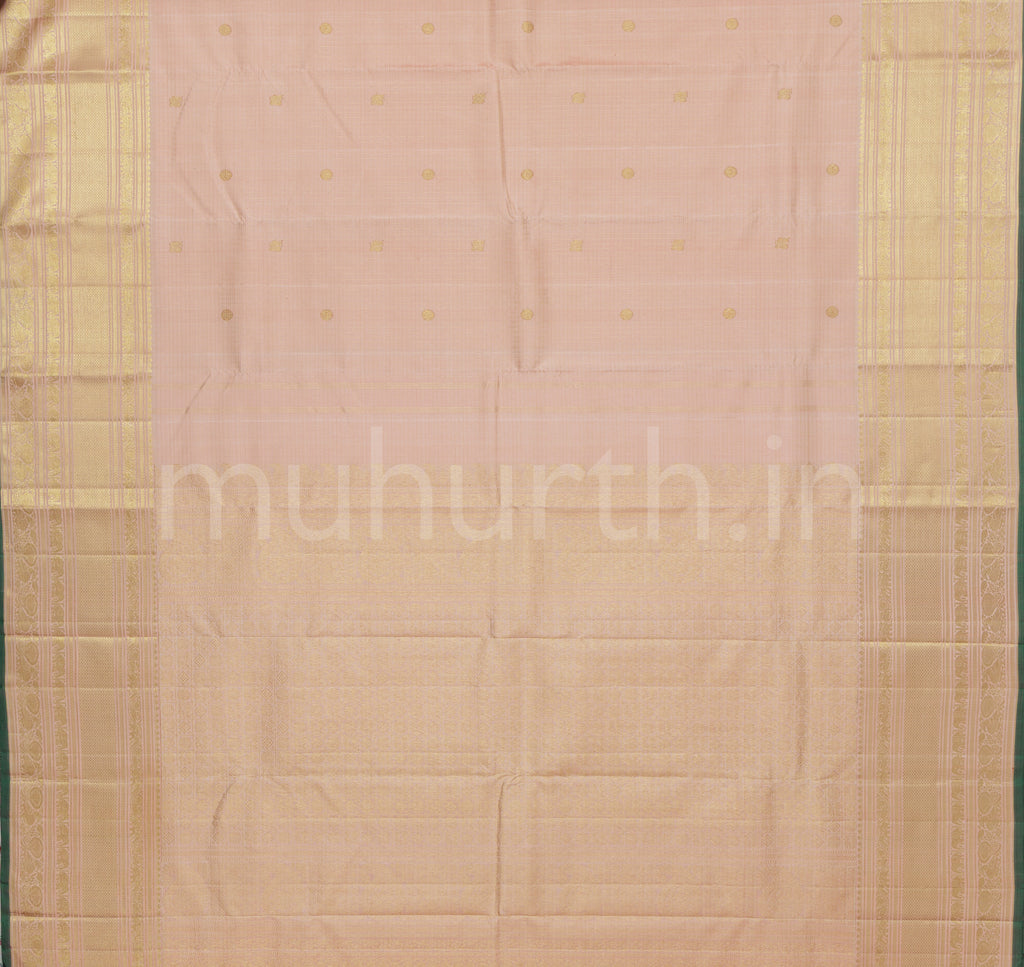 Sandal Pure Kanjivaram Silk Saree