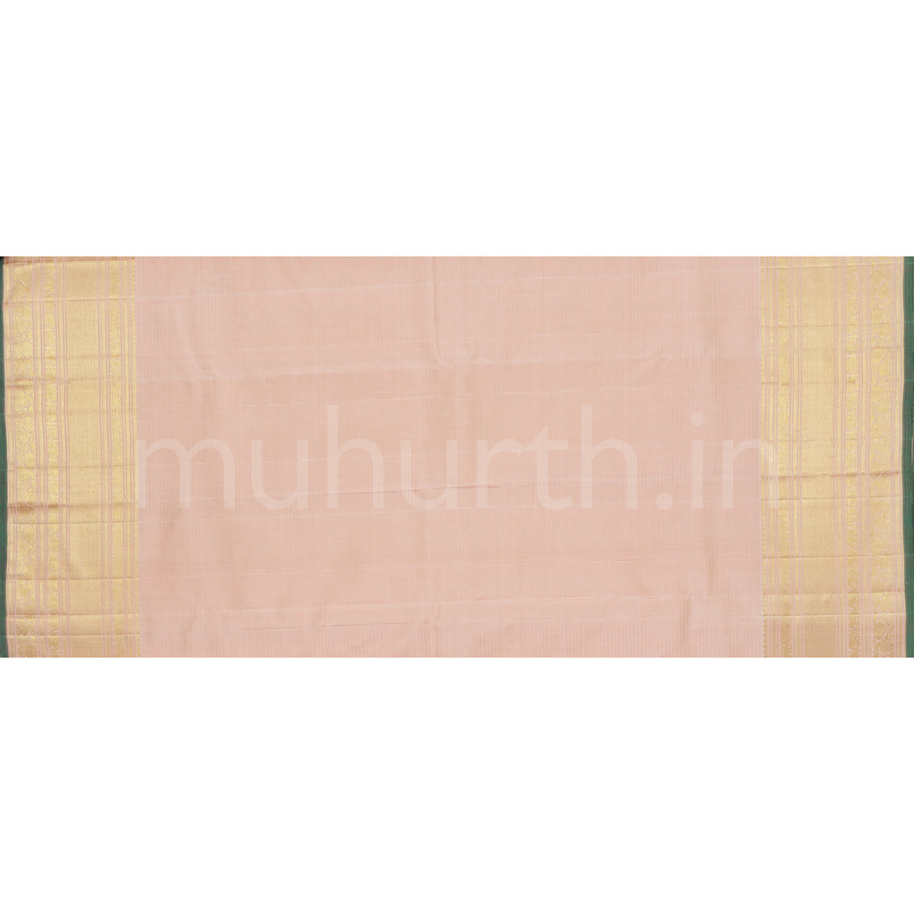 Sandal Pure Kanjivaram Silk Saree
