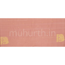 Load image into Gallery viewer, Dusty Peach Pure Kanjivaram Silk Saree  