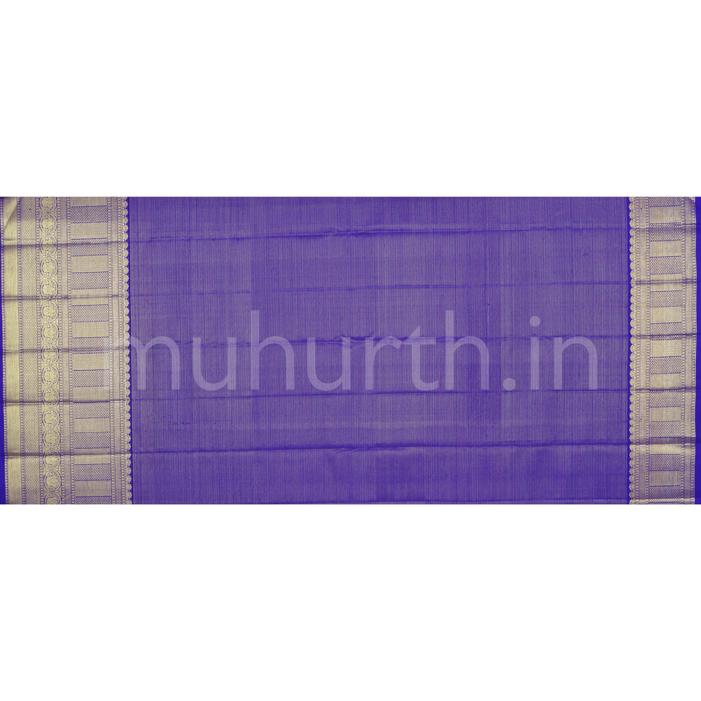 Rexona Vaira Oosi Tissue Kanjivaram Silk Saree with Violet