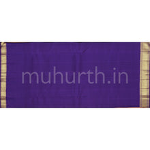 Load image into Gallery viewer, Off-White Pure Meenakari Kanjivaram Silk Saree with Meenakshi