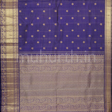 Load image into Gallery viewer, Violet Pure Vaira Oosi Kanjivaram Silk Saree