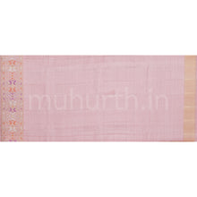 Load image into Gallery viewer, Magenta Veldhari Kanjivaram Silk Saree with Peach