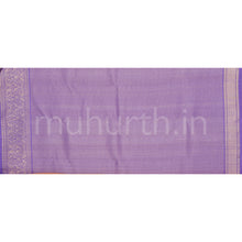Load image into Gallery viewer, Lavender Luxury Rangkat Kanjivaram Silk Saree
