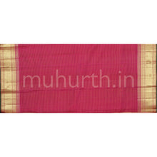 Load image into Gallery viewer, Ruby Magenta Pure Zari Kanjivaram Silk Saree