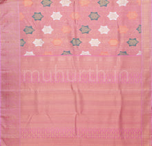 Load image into Gallery viewer, Pink Luxury Rangkat Kanjivaram Silk Saree