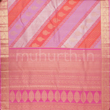 Load image into Gallery viewer, Pink Luxury Rangkat Kanjivaram Silk Saree