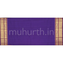 Load image into Gallery viewer, Lavender Pure Kanjivaram Silk Saree with Meenakshi