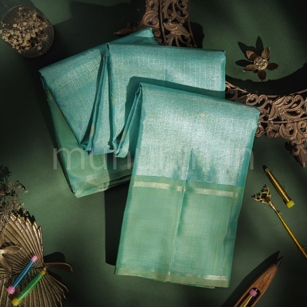 Rexona Pure Kanjivaram Silk Saree with Elaichi