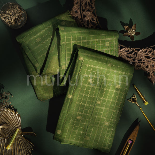 Sampanga Pure Zari Kanjivaram Silk Saree