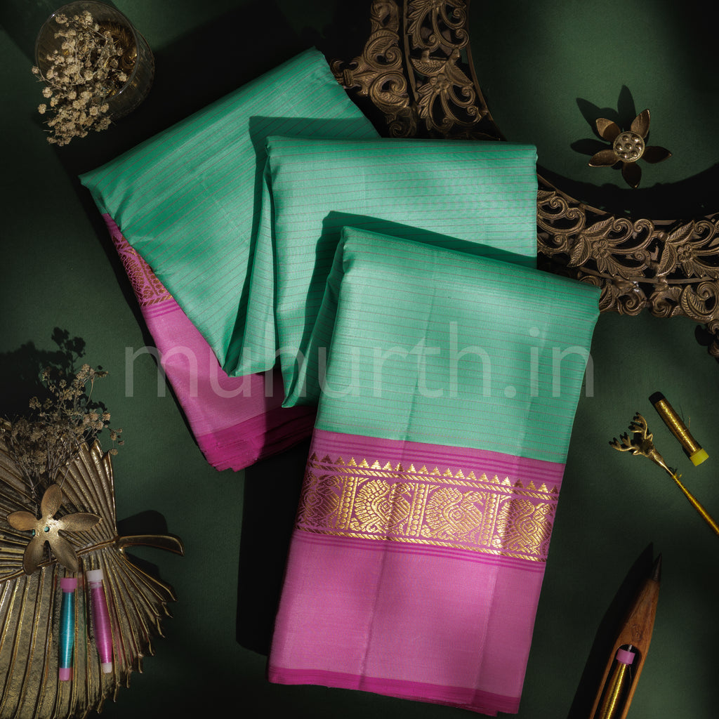 Rexona Pure Kanjivaram Silk Saree with Pink