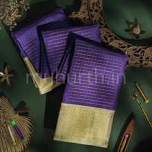Load image into Gallery viewer, December Pure Zari Kanjivaram Silk Saree with Off- White