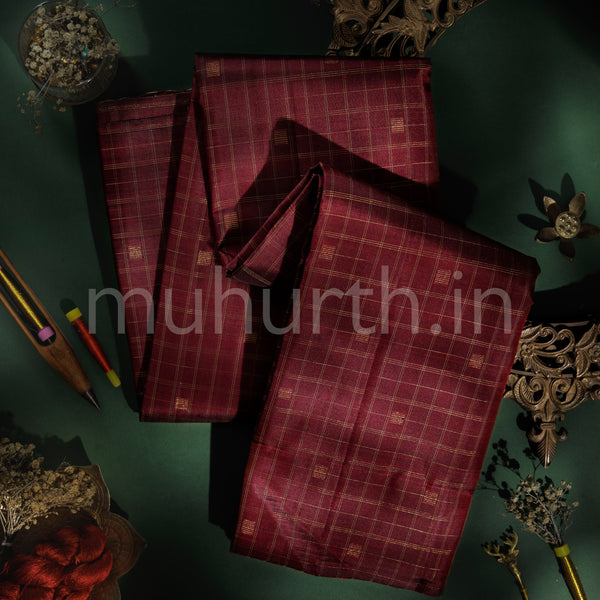 Arakku Pure Zari Kanjivaram Silk Saree