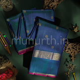 Mayil Kazhuthu Pure Zari Vaira Oosi Kanjivaram Silk Saree