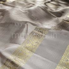 Load image into Gallery viewer, Light Brown Pure Kanjivaram Silk Saree