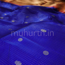 Load image into Gallery viewer, Violet Pure Kanjivaram Silk Saree