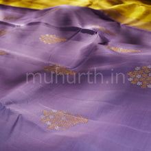Load image into Gallery viewer, Lavender Pure Kanjivaram Silk Saree