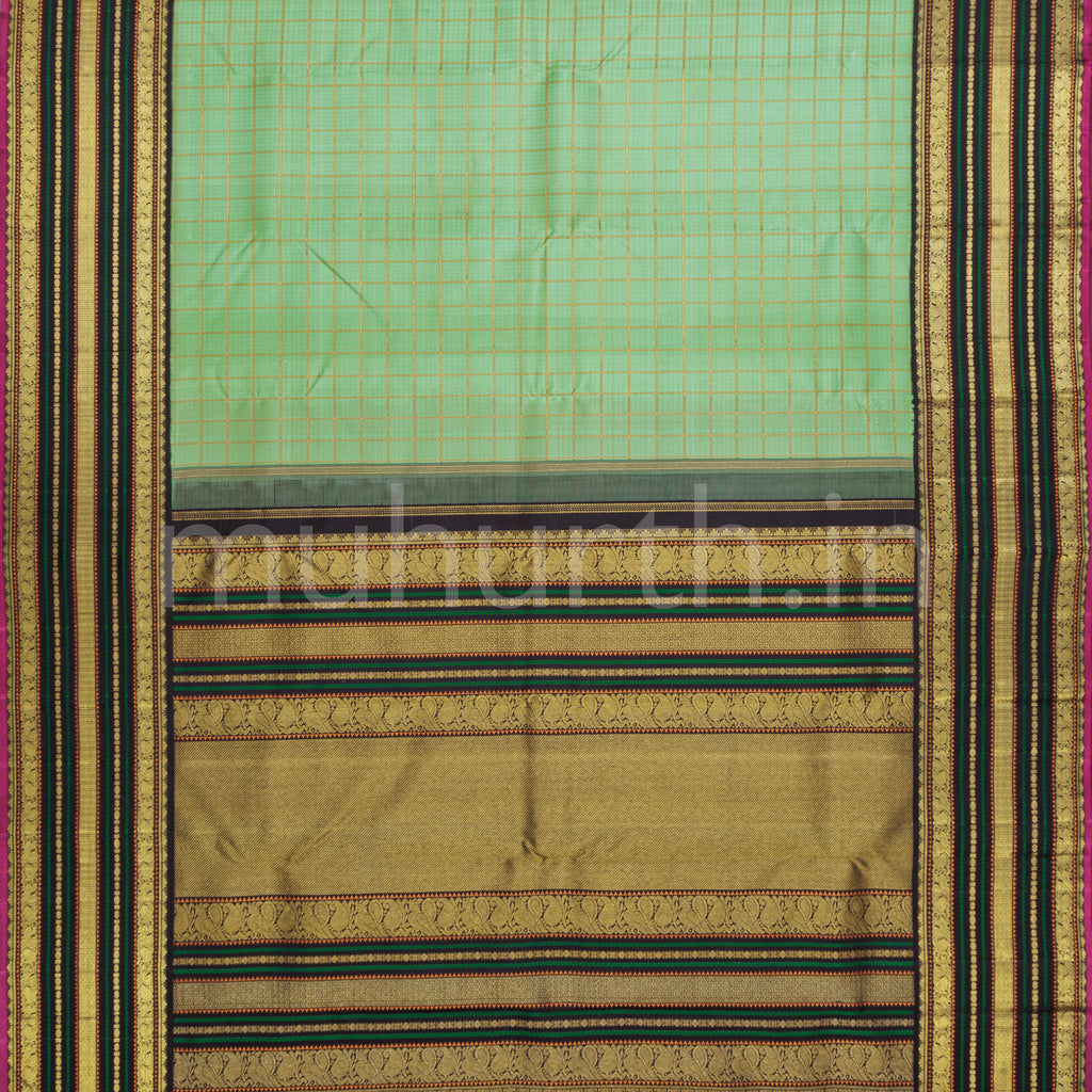 Rexona Veldhari Pure Zari Kanjivaram Silk Saree with Kanchana