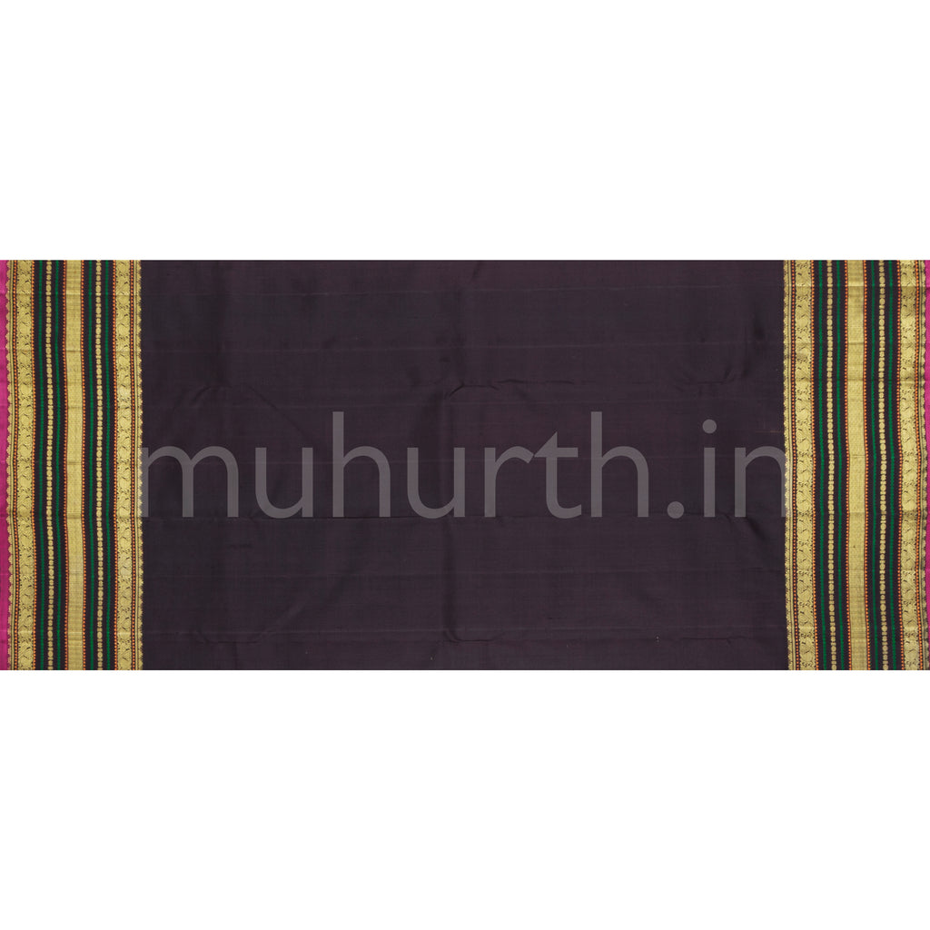 Rexona Veldhari Pure Zari Kanjivaram Silk Saree with Kanchana
