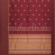 Load image into Gallery viewer, Arakku Pure Zari Kanjivaram Silk Saree