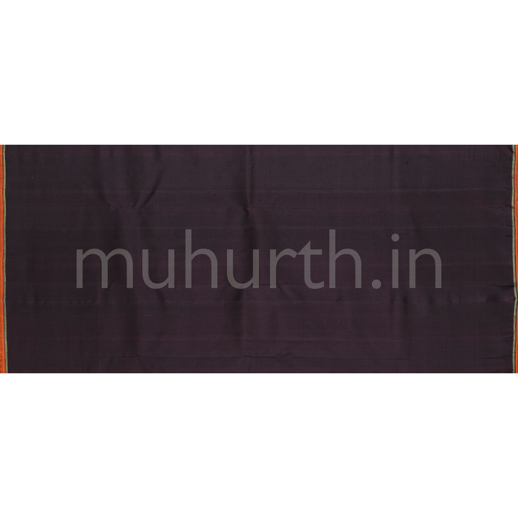 Deep Pakku Pure Zari Kanjivaram Silk Saree