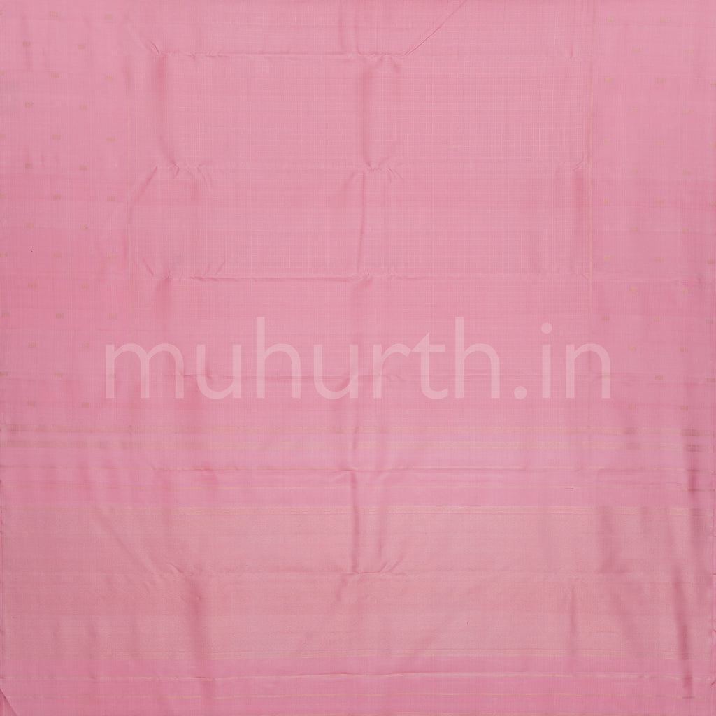 Light Pink Pure Zari Kanjivaram Silk Saree