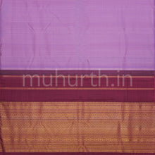 Load image into Gallery viewer, Lilac Pure Zari Kanjivaram Silk Saree