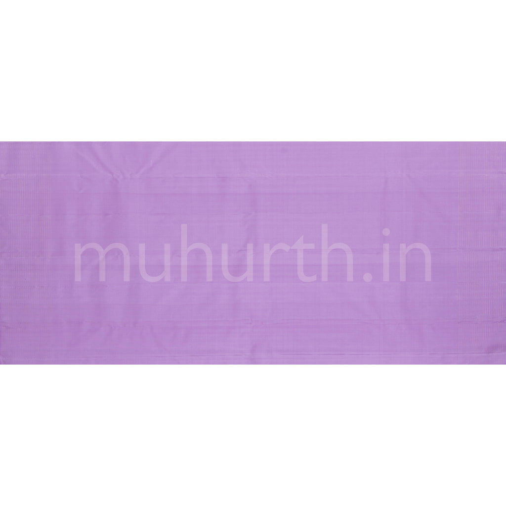 Lavender Pure Zari Kanjivaram Silk Saree