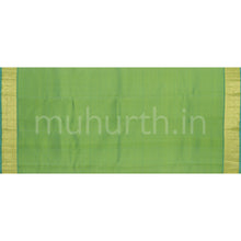 Load image into Gallery viewer, Light Elaichi Pure Zari Kanjivaram Silk Saree with Tiratchai