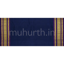 Load image into Gallery viewer, Off- White Pure Kanjivaram Silk Saree with Meenakshi