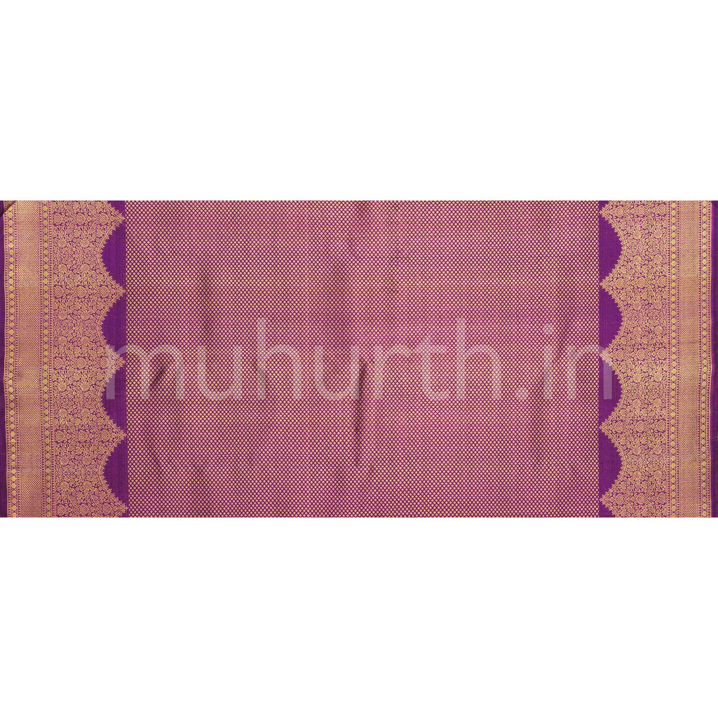 Dark Magenta Luxury Rangkat Pure Kanjivaram Silk Saree