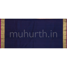 Load image into Gallery viewer, Off White Pure Zari Kanjivaram Silk Saree with Vijaya