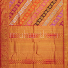 Load image into Gallery viewer, Bright Red Luxury Rangkat Pure Kanjivaram Silk Saree