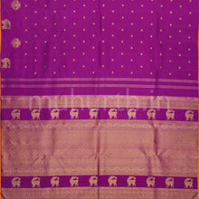 Load image into Gallery viewer, Magenta Pure Zari Kanjivaram Silk Saree